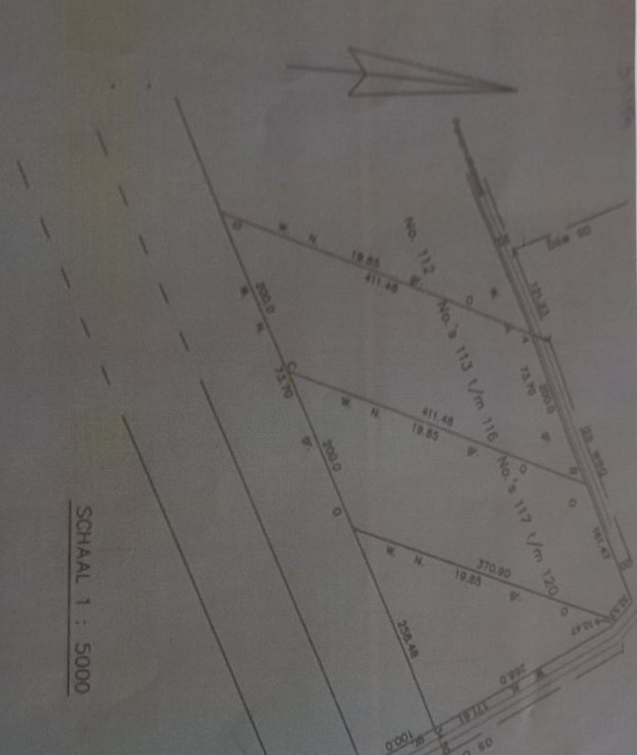 Perc: 6,1603 ha. , aangeduid met de letters ABCD, gelegen aan het Panamakanaaal in het district Wanica.